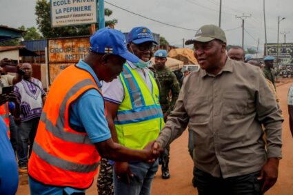 Bangui : Le Président Touadéra fait son retour sur le terrain de l’opération « Kwa Ti Kodro »