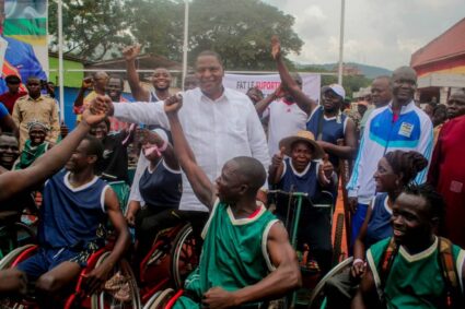 Bangui : Le Président Touadéra inaugure la plateforme multisports du Palais des Sports